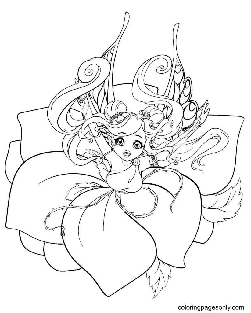 Fairy Coloring Pages 36