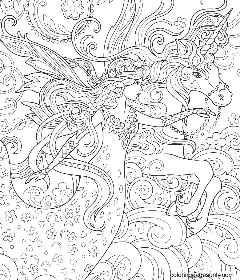 Fairy Coloring Pages 37