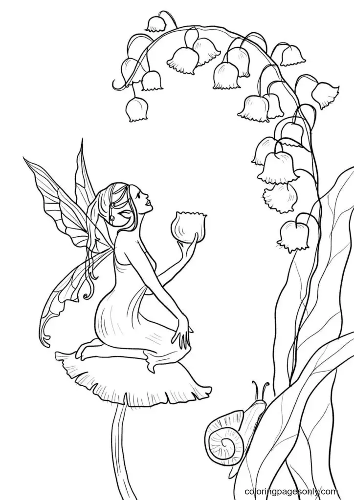 Fairy Coloring Pages 40