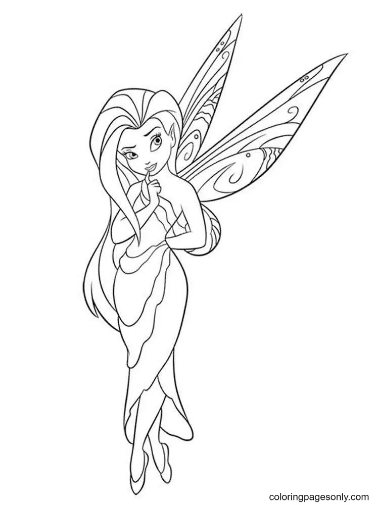 Fairy Coloring Pages 42