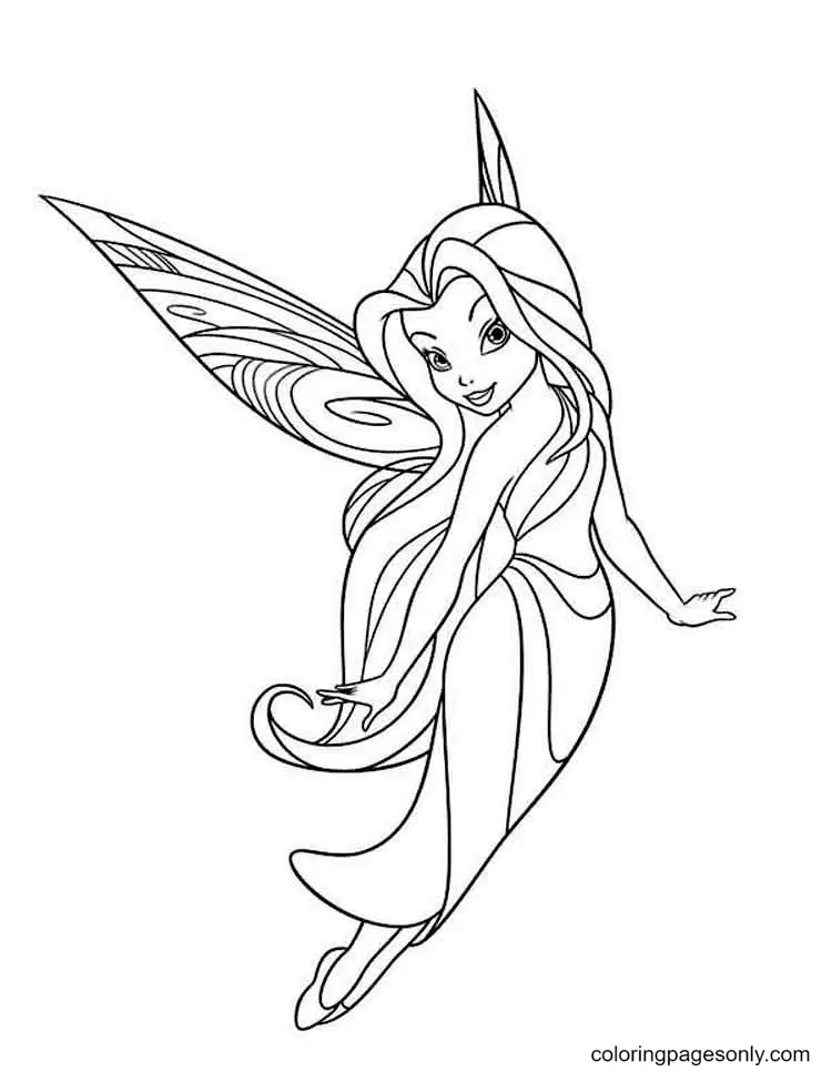Fairy Coloring Pages 43