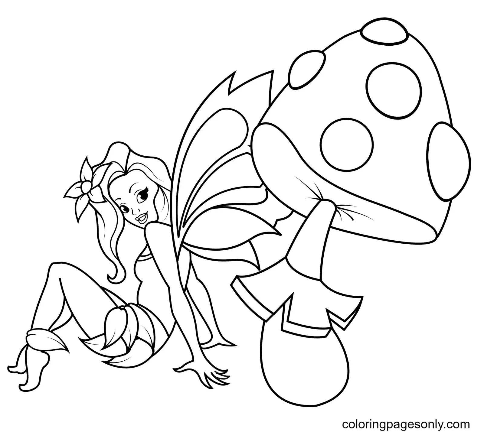 Fairy Coloring Pages 51