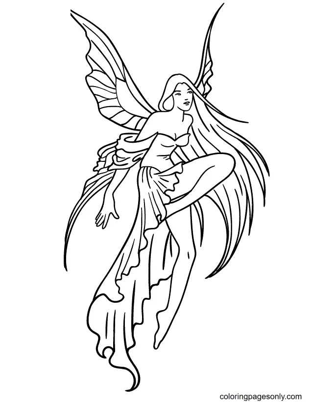 Fairy Coloring Pages 52