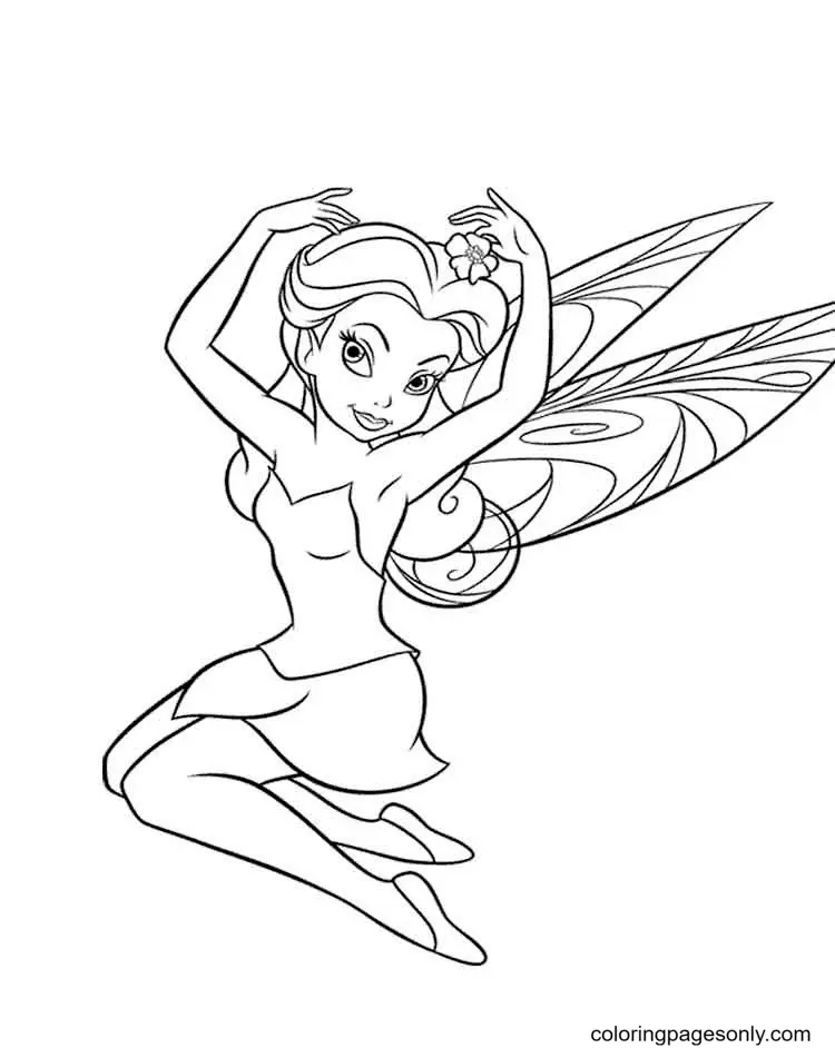 Fairy Coloring Pages 54