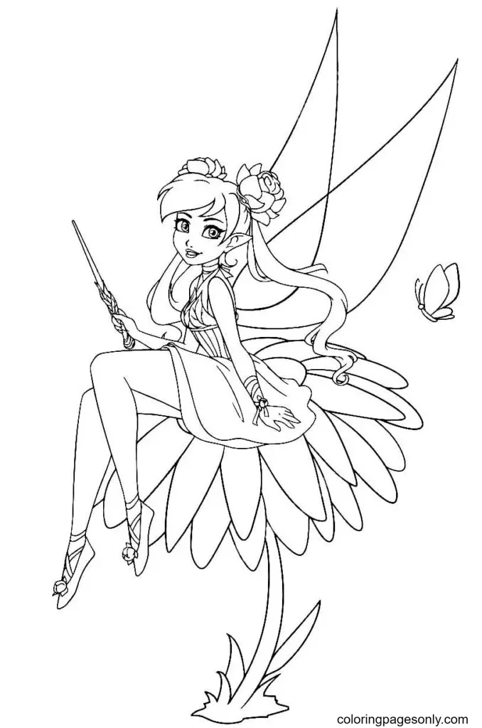 Fairy Coloring Pages 57