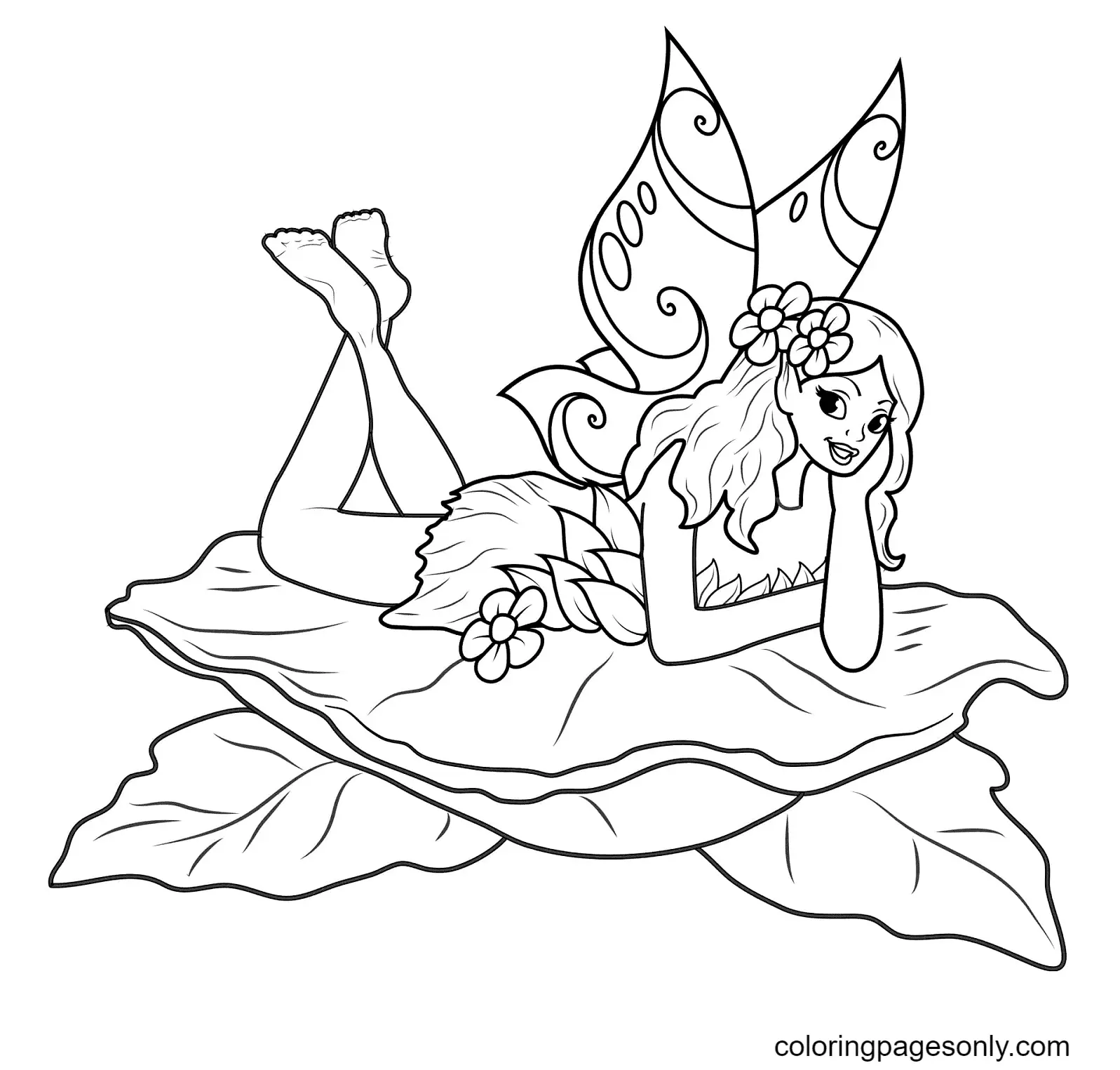 Fairy Coloring Pages 63