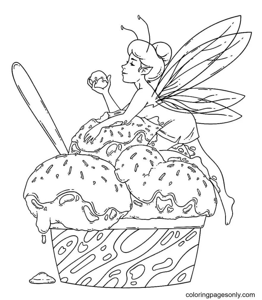 Fairy Coloring Pages 67