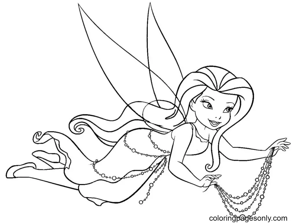Fairy Coloring Pages 70