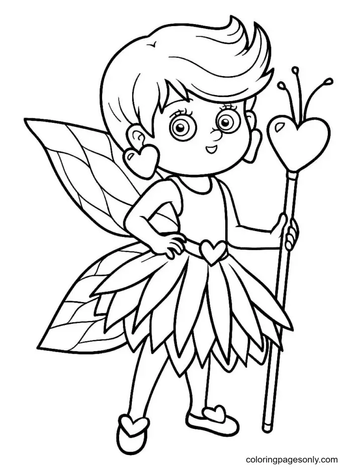 Fairy Coloring Pages 87