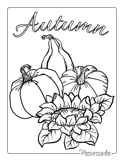 Outono adulto Para Colorir 6