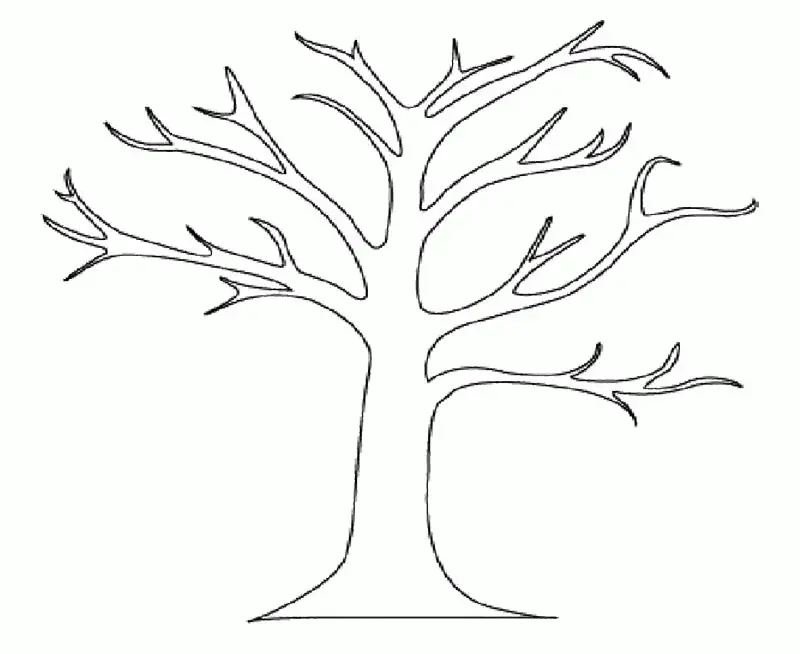 Fall Trees Coloring Pages 15