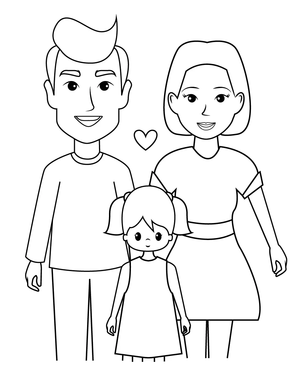 Family Coloring Pages 10