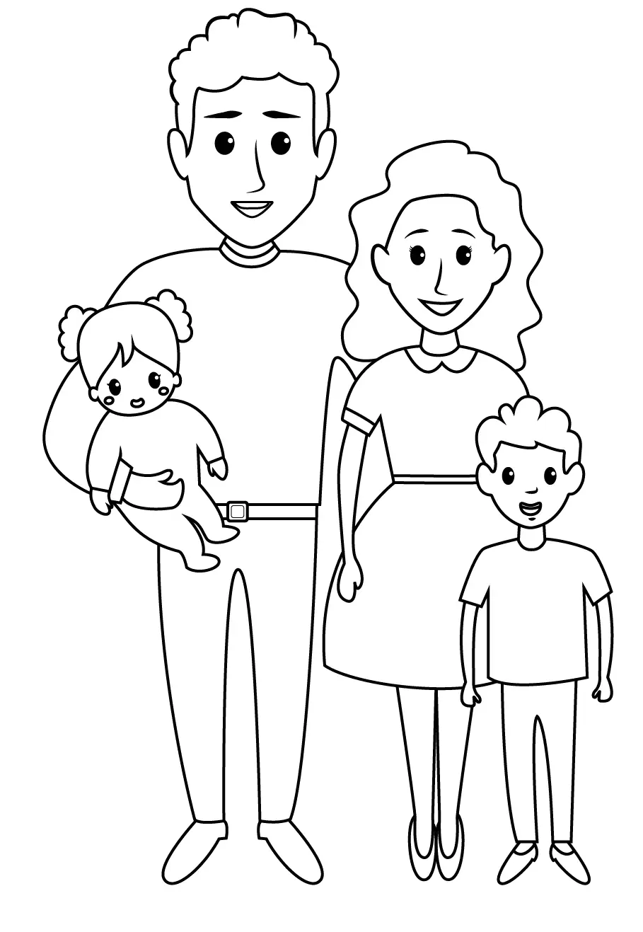 Family Coloring Pages 13