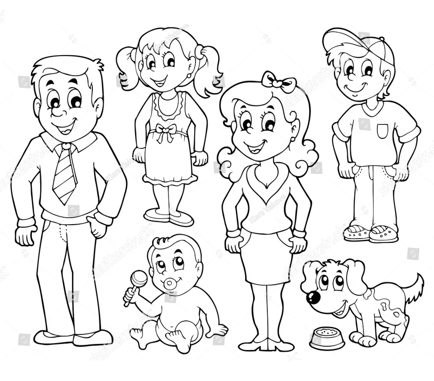 Family Coloring Pages 14