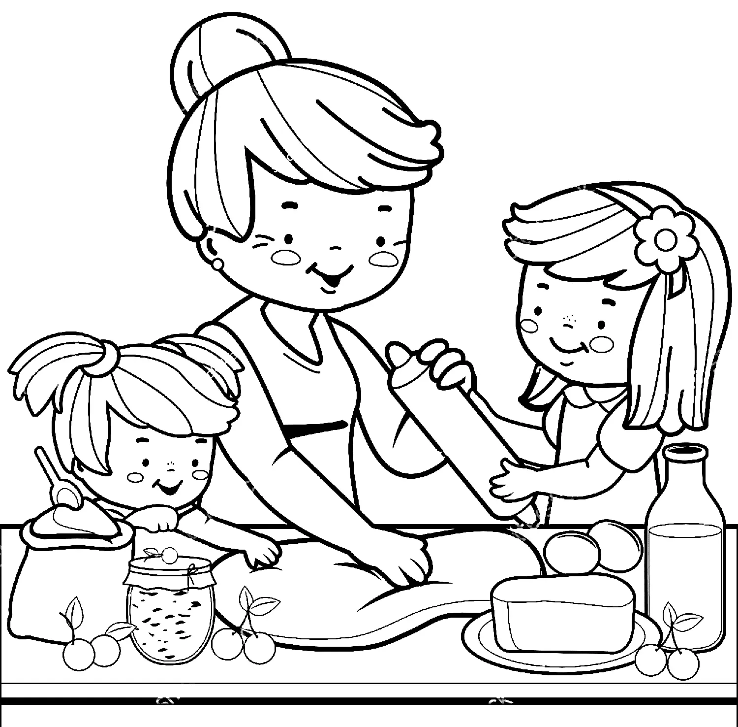 Family Coloring Pages 35