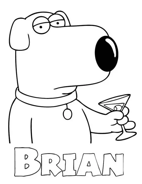 Family Guy Coloring Pages 18