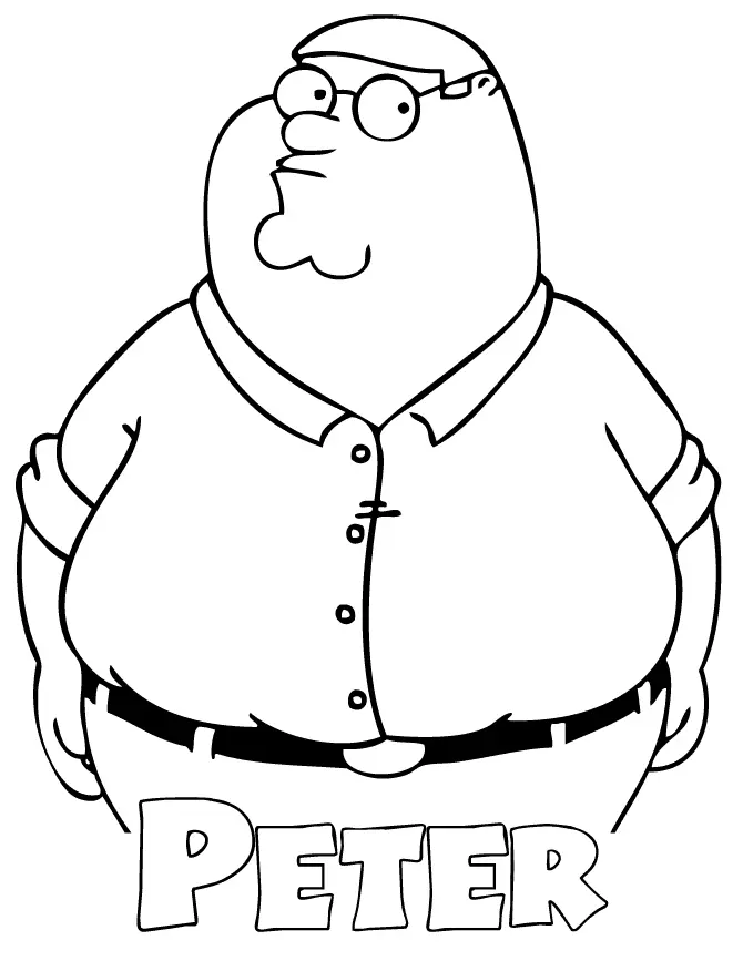 Family Guy Coloring Pages 2