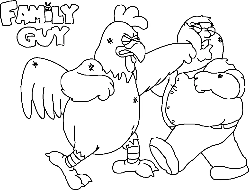 Family Guy Coloring Pages 30