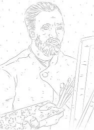 Berühmte Gemälde Ausmalbilder 105