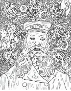 Berühmte Gemälde Ausmalbilder 144