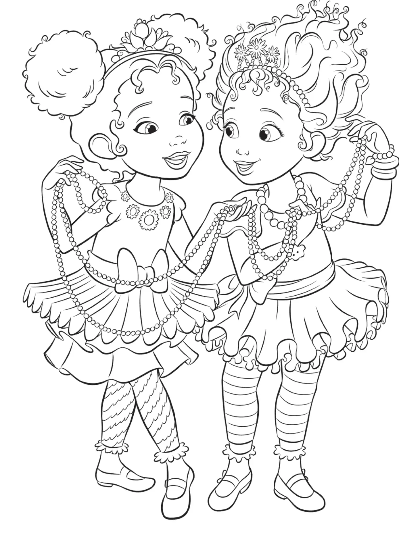 Fancy Nancy Coloring Pages 1