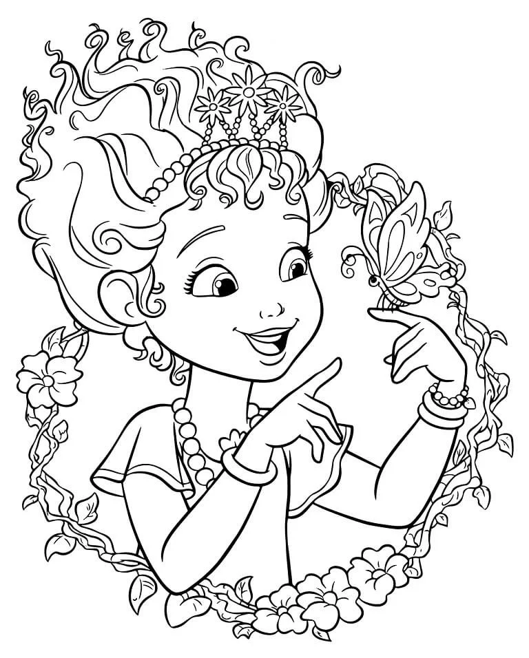 Fancy Nancy Coloring Pages 10
