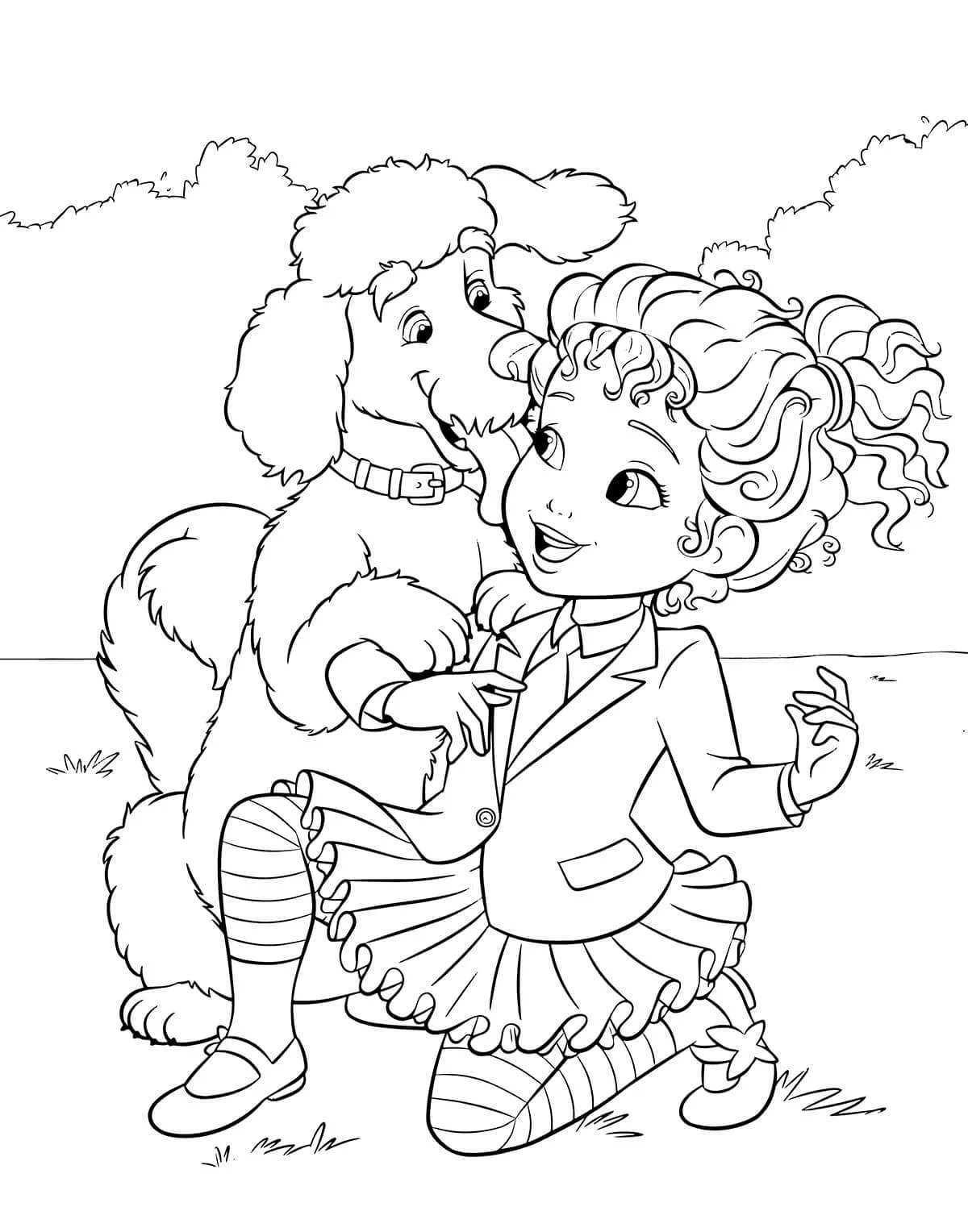 Fancy Nancy Coloring Pages 11