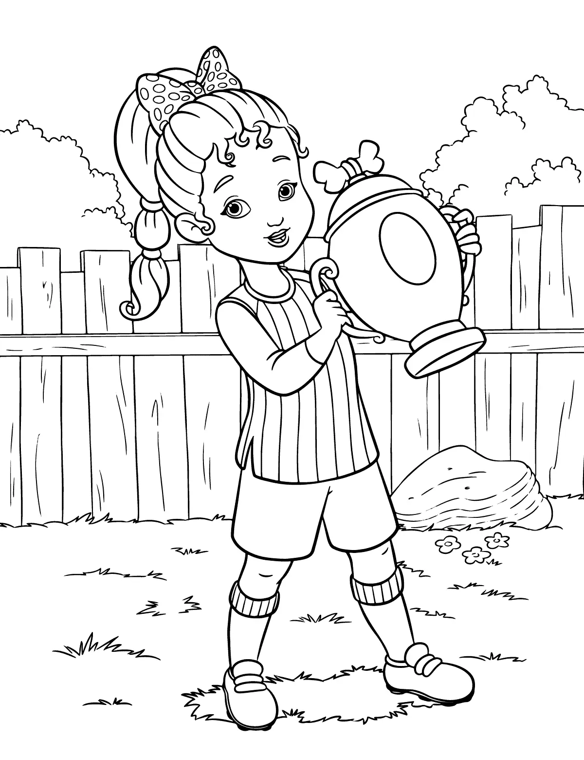 Fancy Nancy Coloring Pages 17