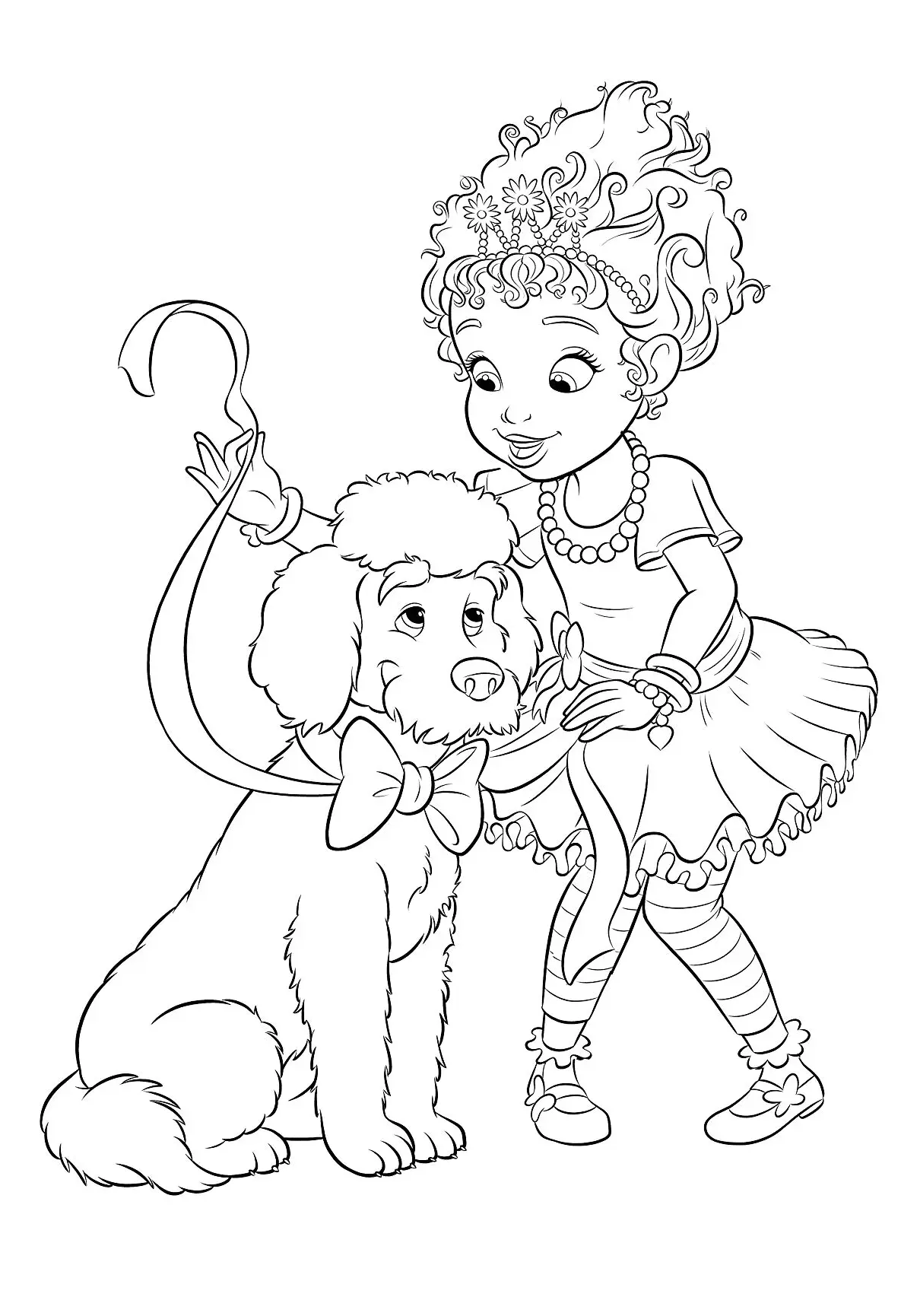 Fancy Nancy Coloring Pages 2