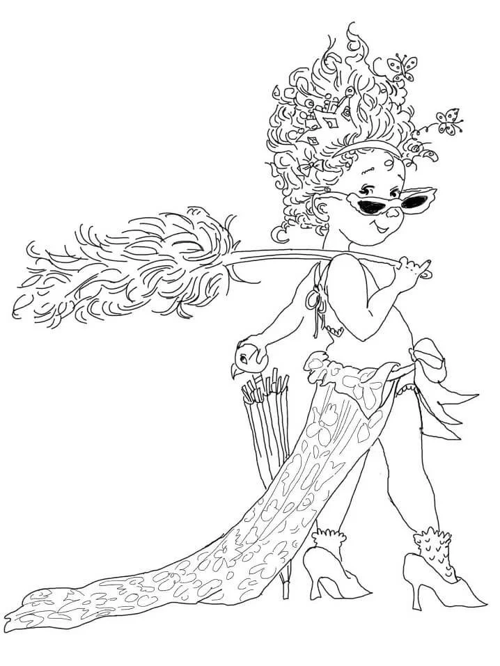 Fancy Nancy Coloring Pages 22