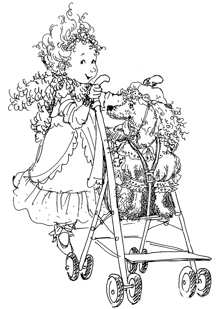 Fancy Nancy Coloring Pages 25