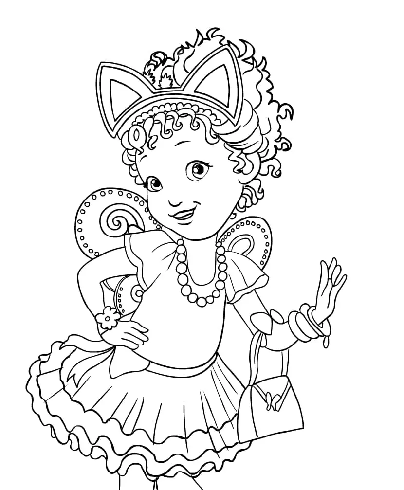 Fancy Nancy Coloring Pages 3