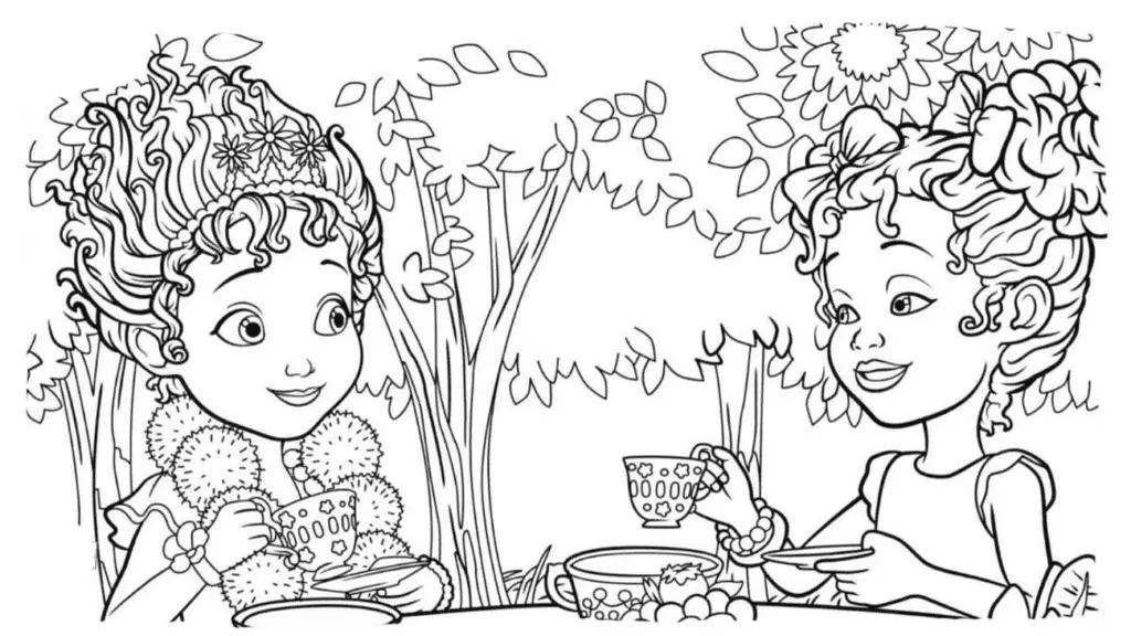 Fancy Nancy Coloring Pages 8