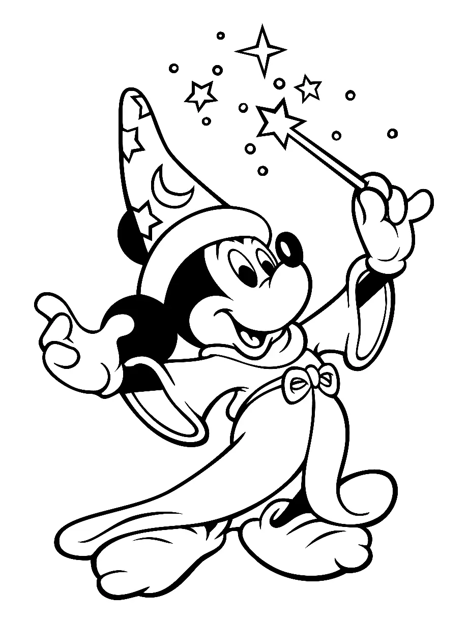 Fantasia Coloring Pages 1