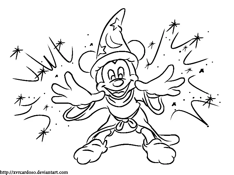 Fantasia Coloring Pages 19