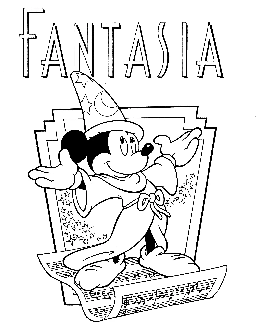 Fantasia Coloring Pages 2