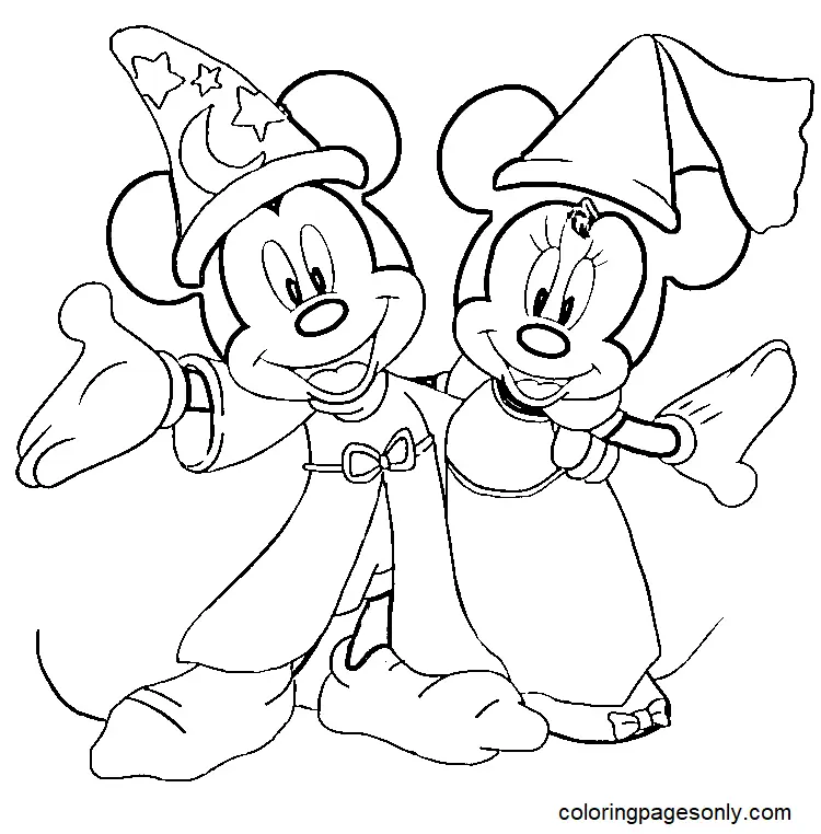 Fantasia Coloring Pages 3