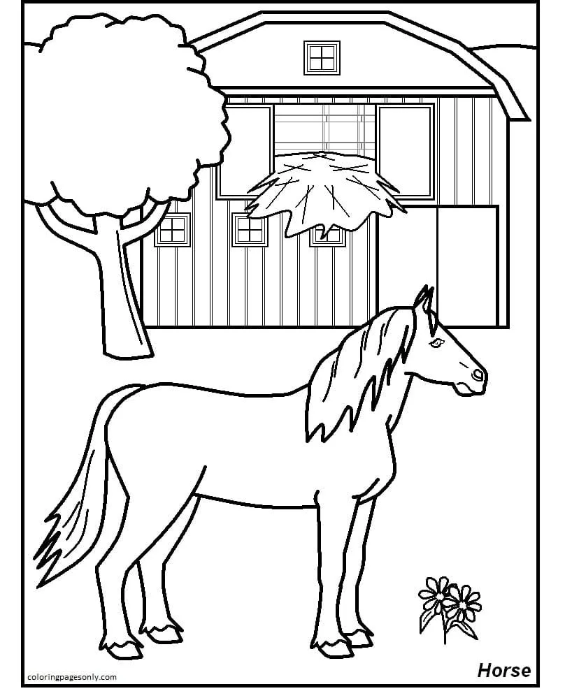 Farm Animal Coloring Pages 3