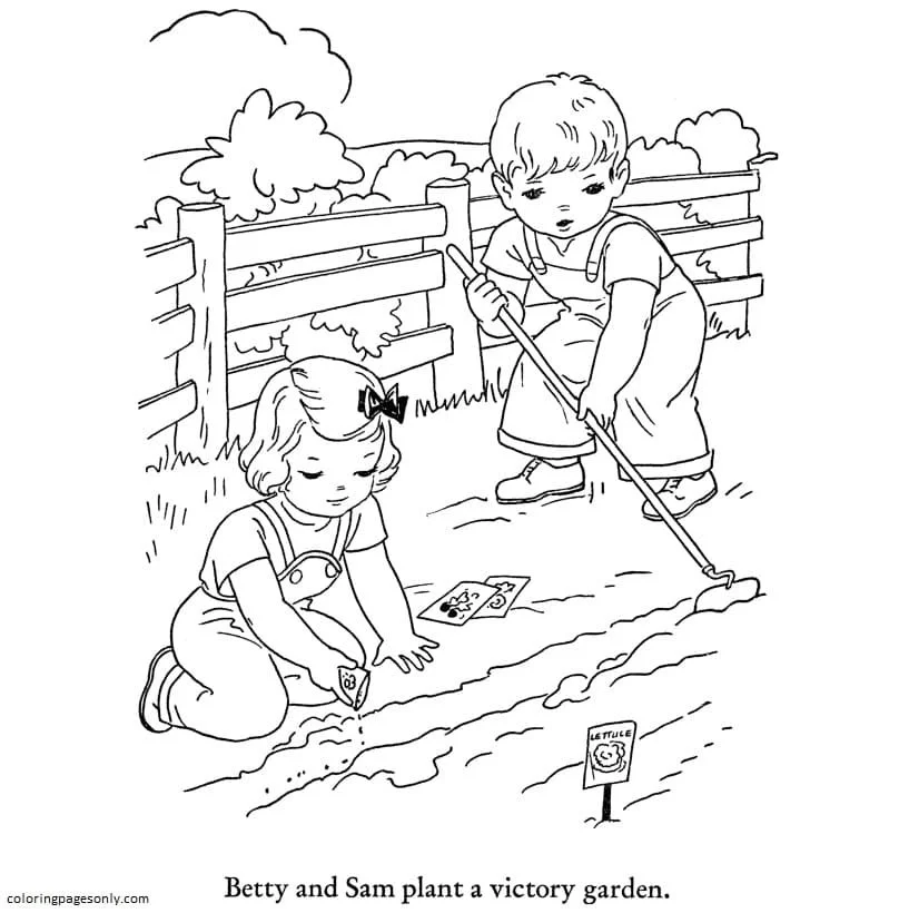 Farm Animal Coloring Pages 40