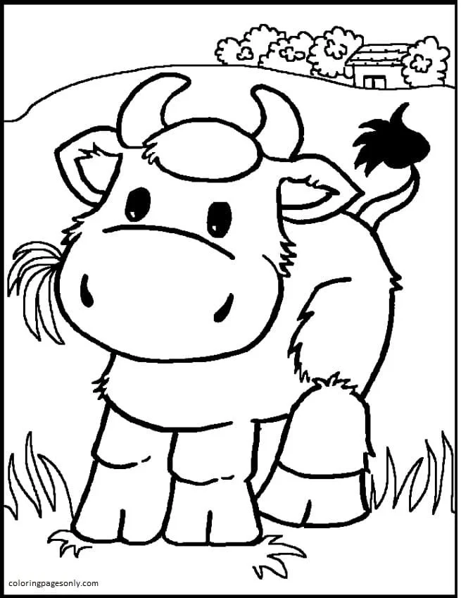 Farm Animal Coloring Pages 51