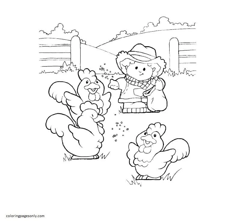 Farm Animal Coloring Pages 52