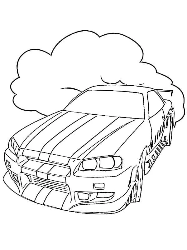 Fast And Furious Para Colorear 12