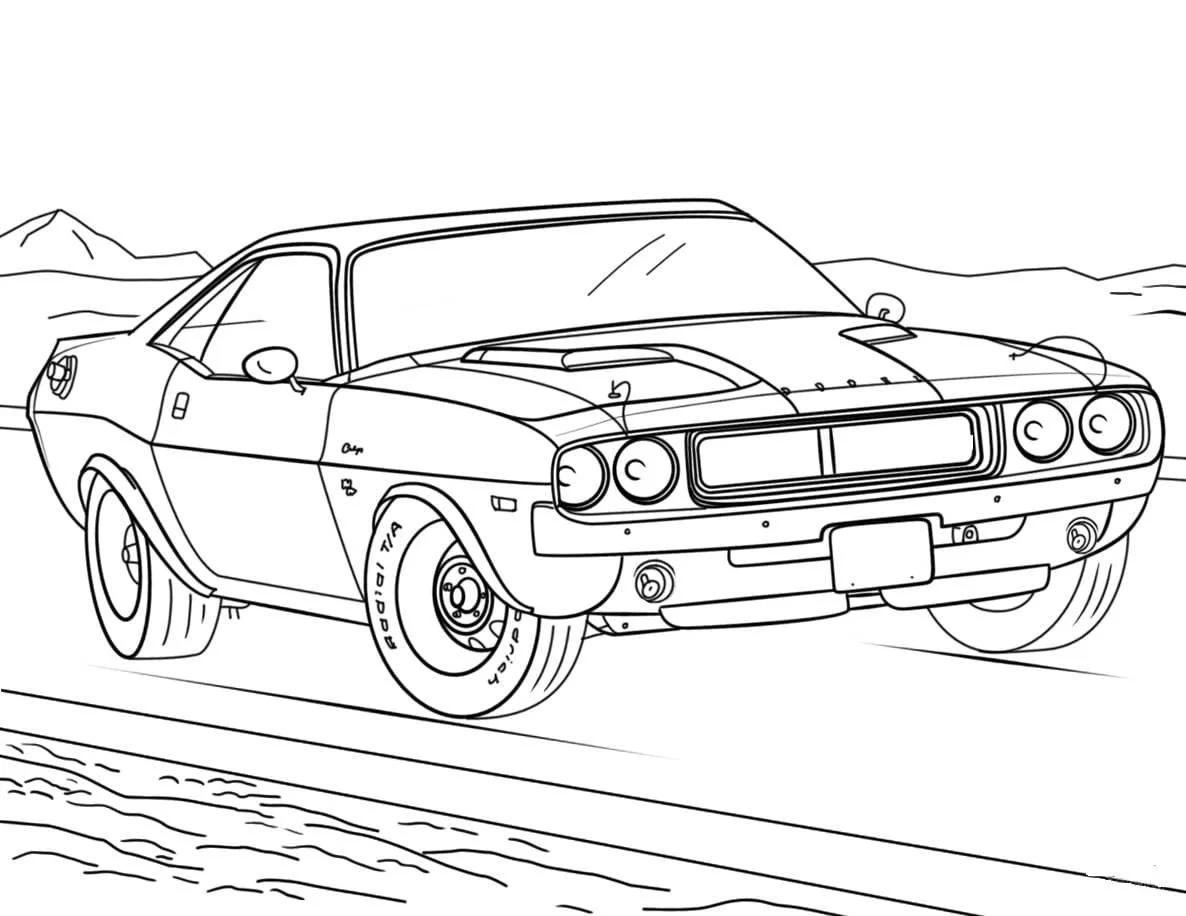 Fast And Furious Para Colorear 18