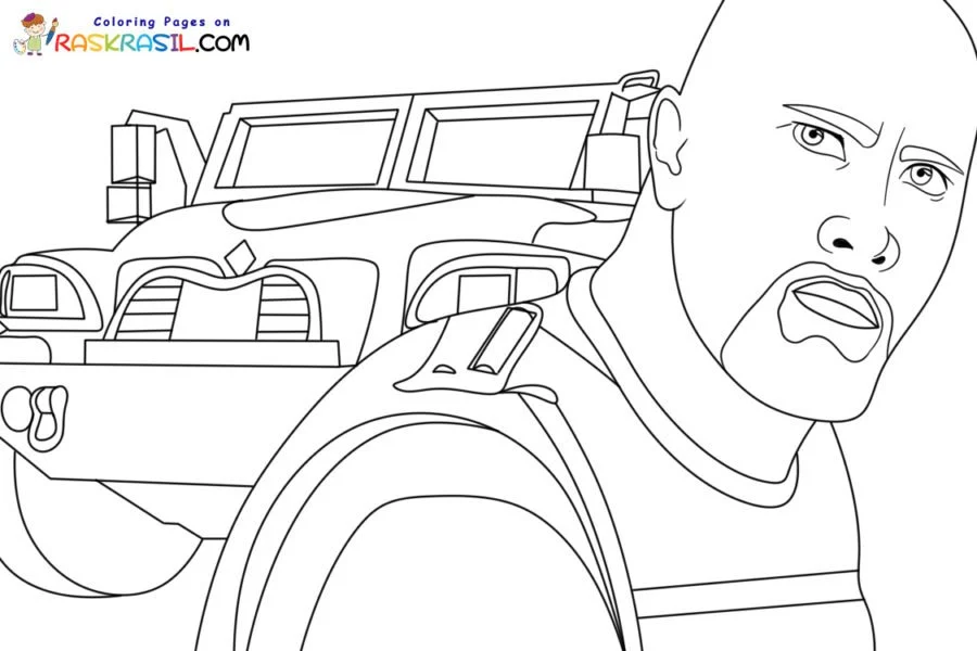 Fast And Furious Para Colorear 2