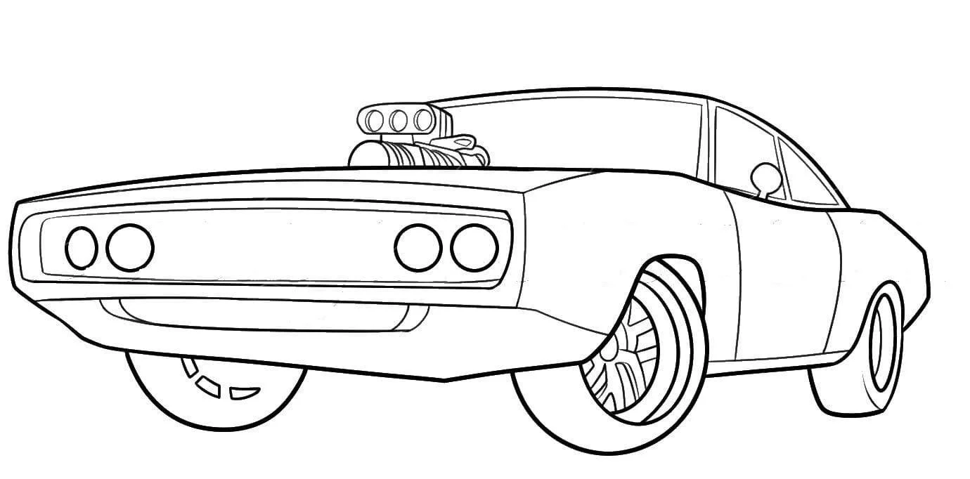 Fast And Furious Para Colorear 32