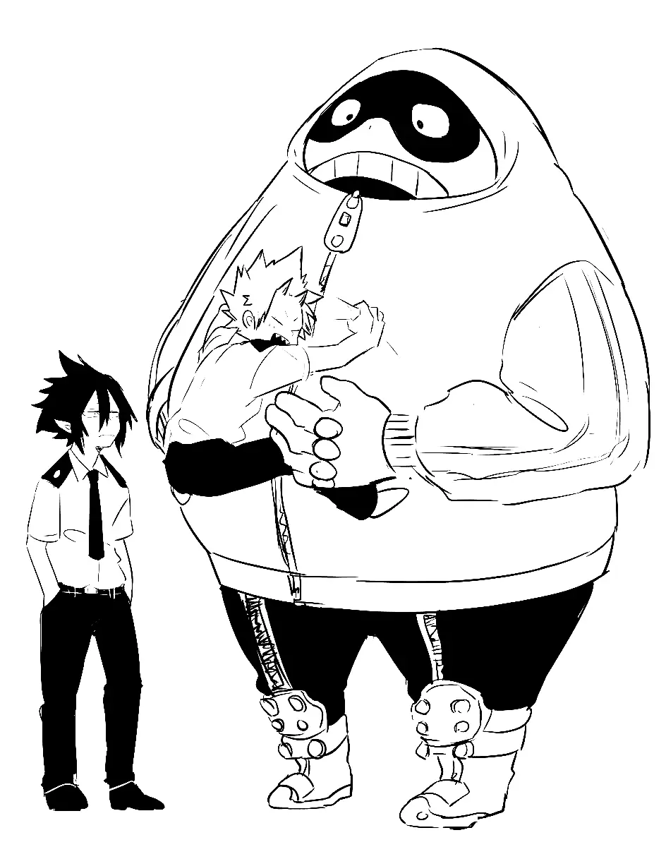 Fat Gum Para Colorear 1