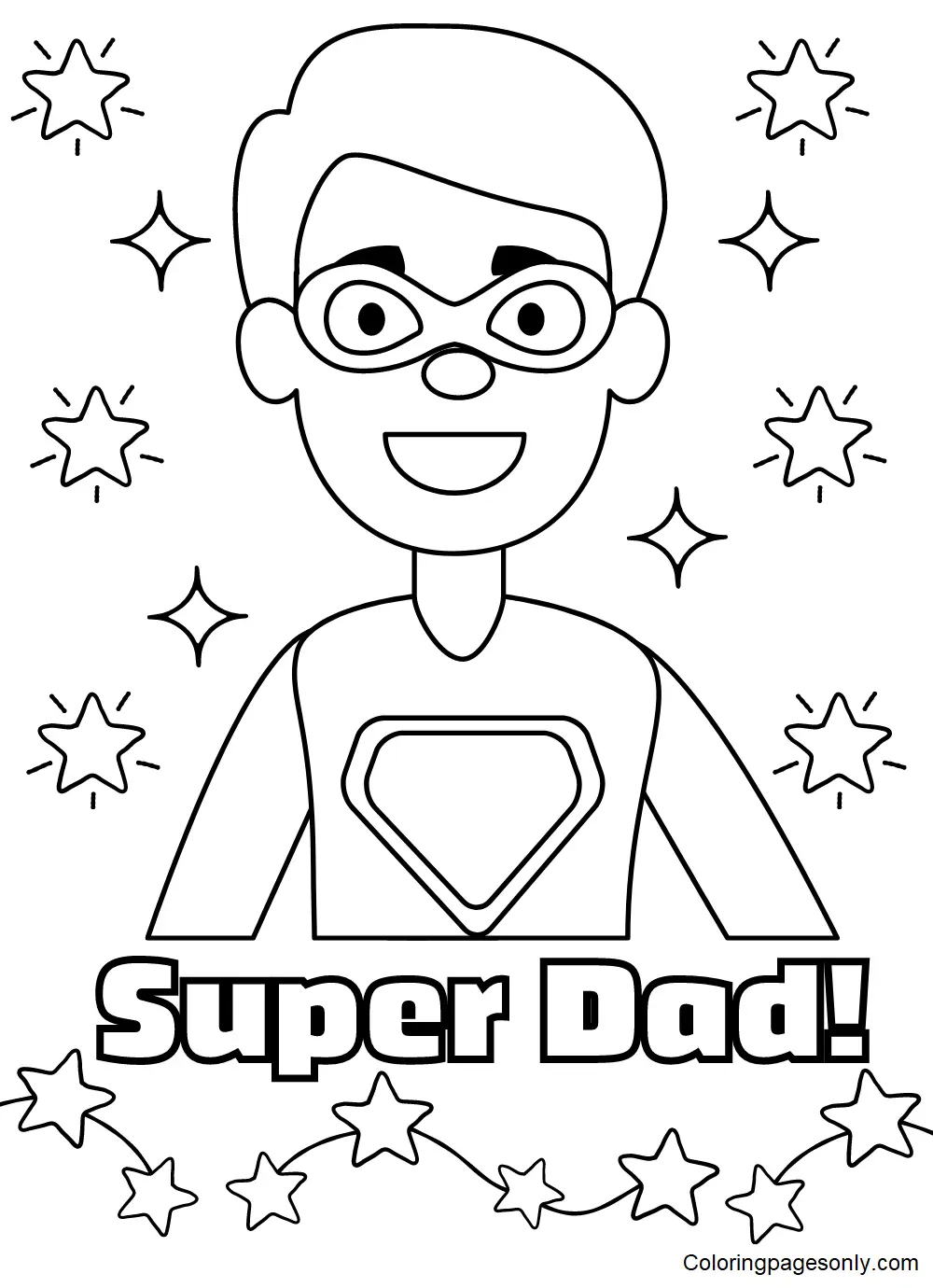 Desenhos de Dia Dos Pais Para Colorir 4