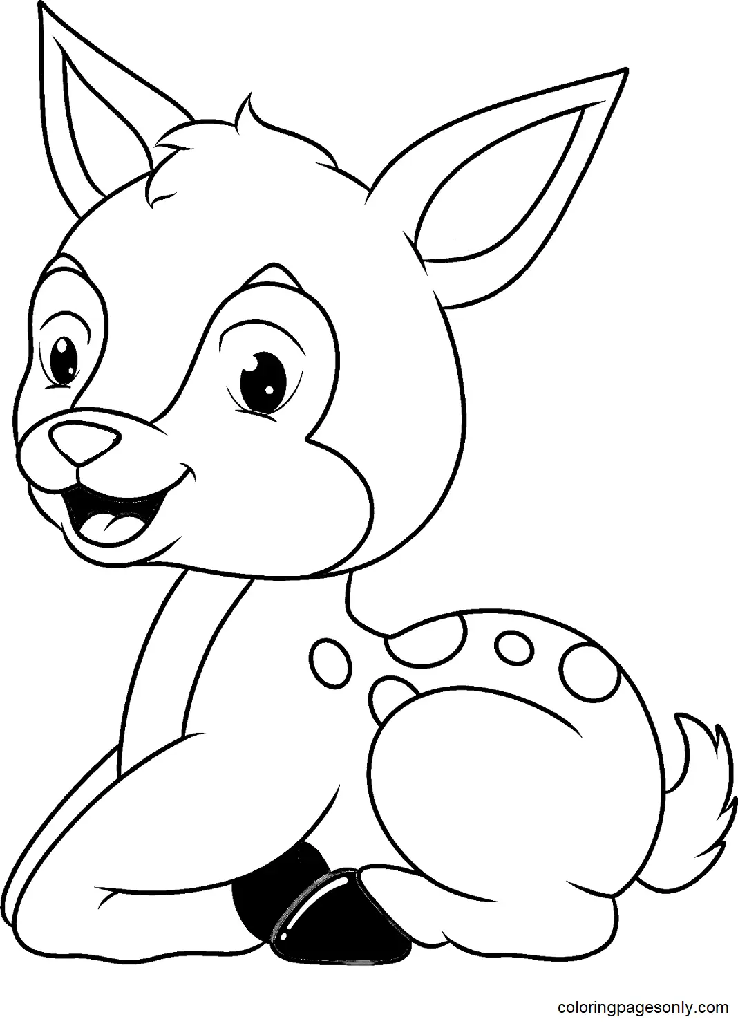 Reh Ausmalbilder 72