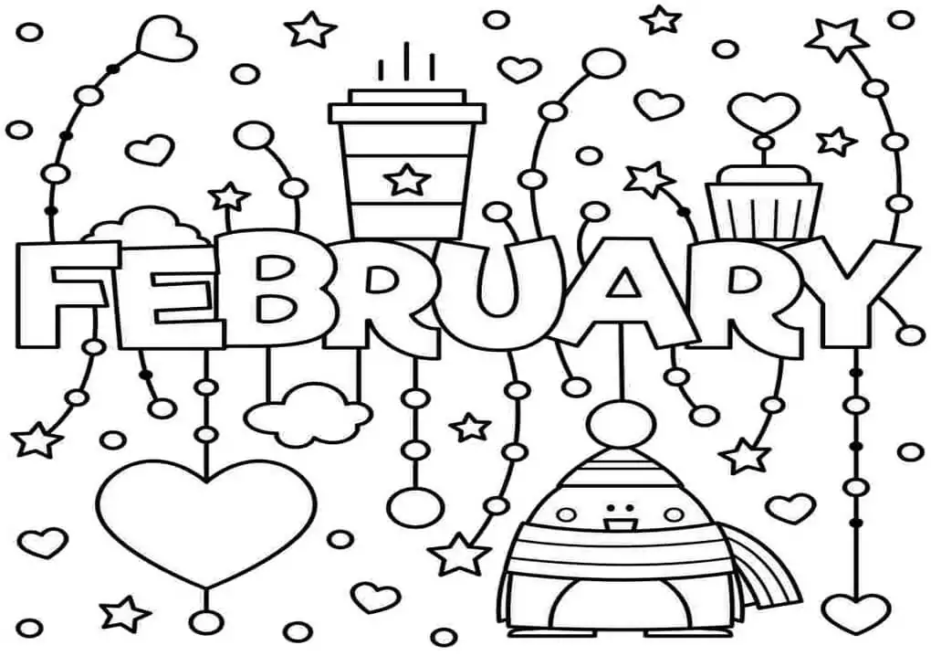 February Coloring Pages 10