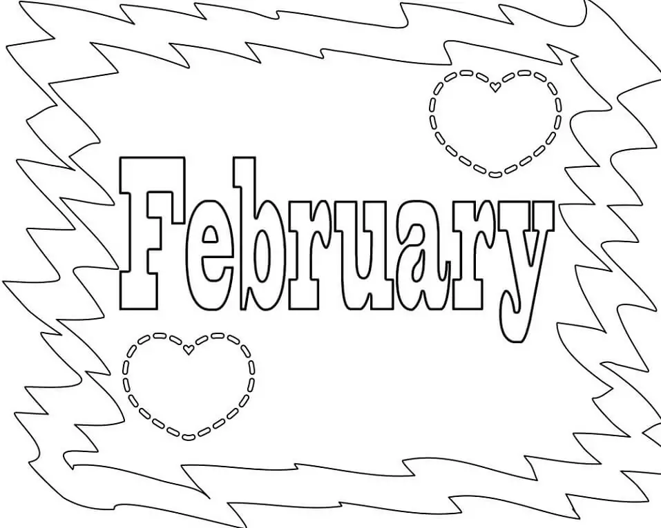 February Coloring Pages 12